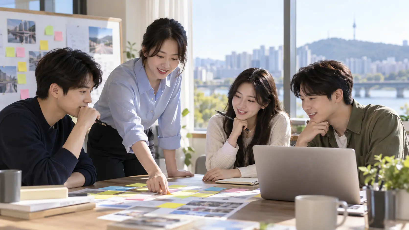 AI 프로젝트 발표와 포트폴리오 이미지