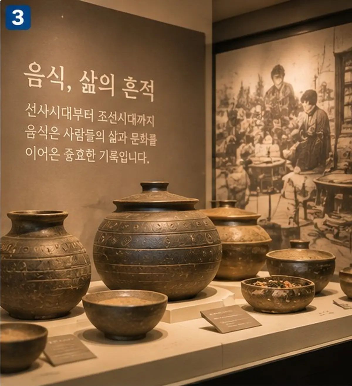 선사시대부터 조선시대까지 이어지는 음식문화
