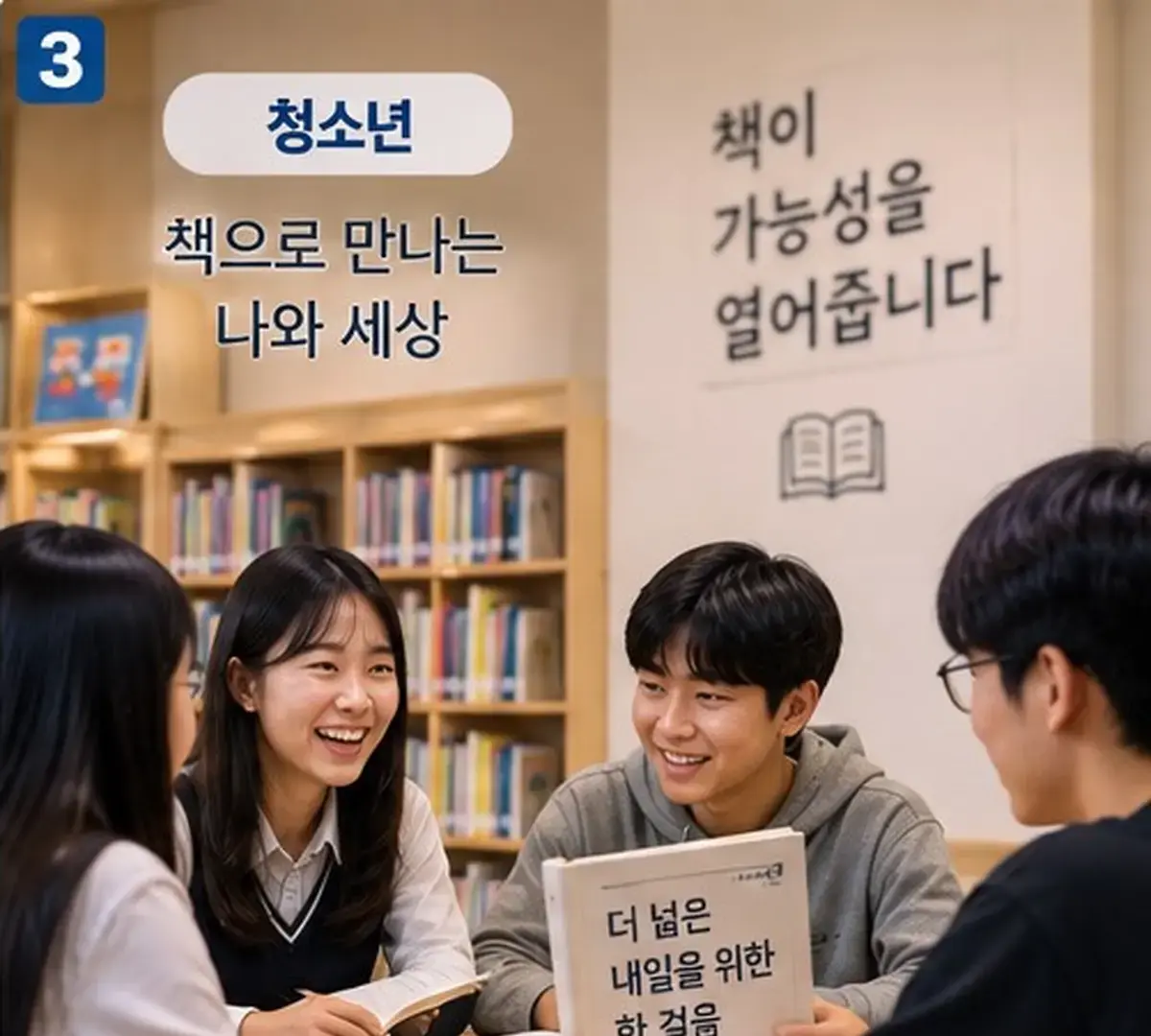 청소년이 책으로 생각을 나누는 독서 활동