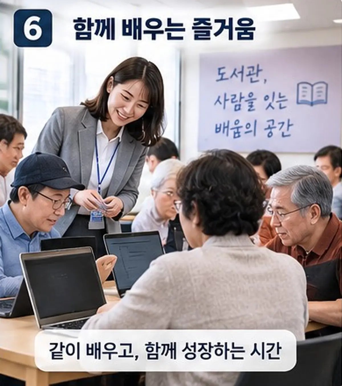 울산도서관 문화교실에서 함께 배우는 AI 교육