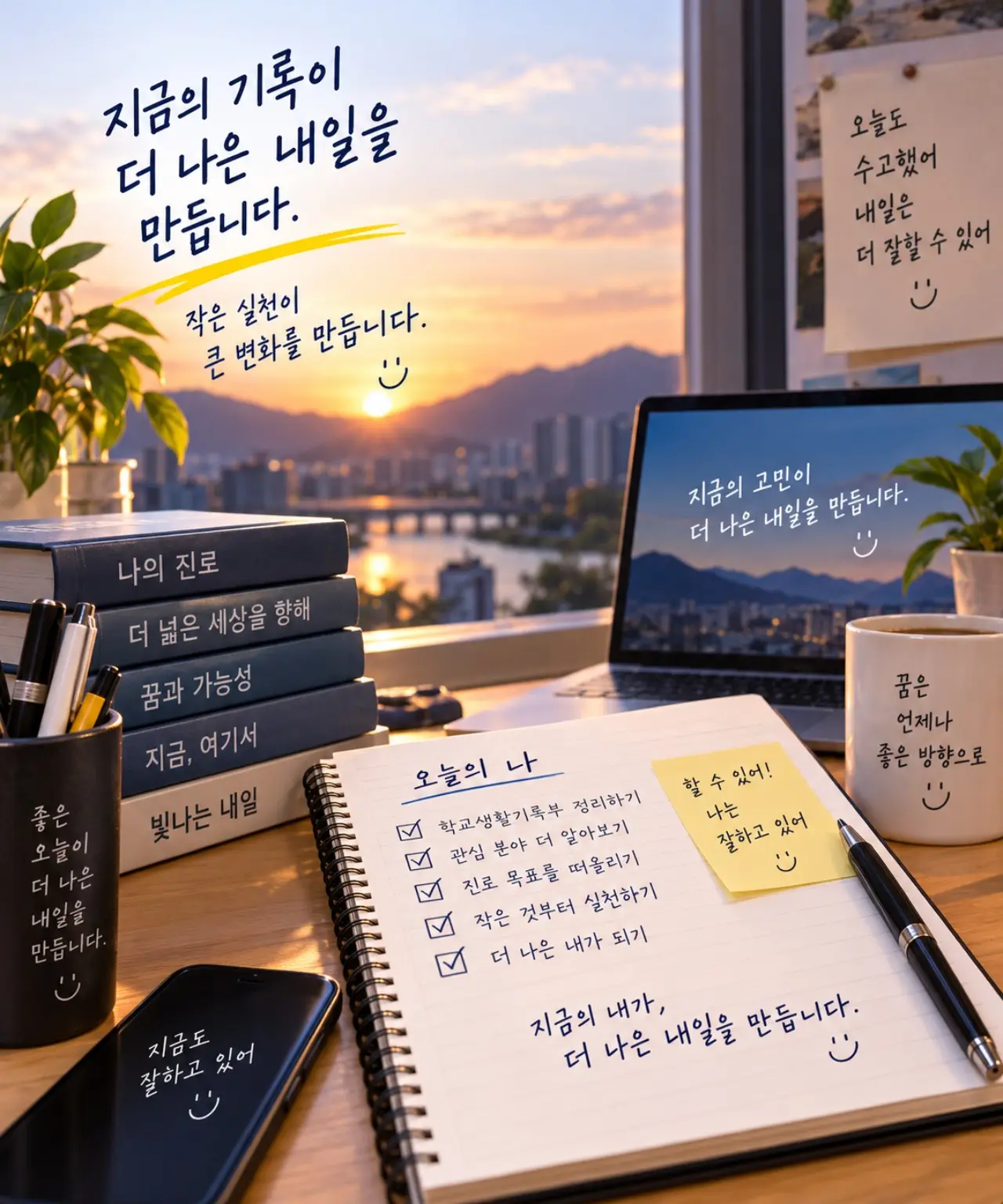 학교생활과 진로활동을 계획하는 청소년