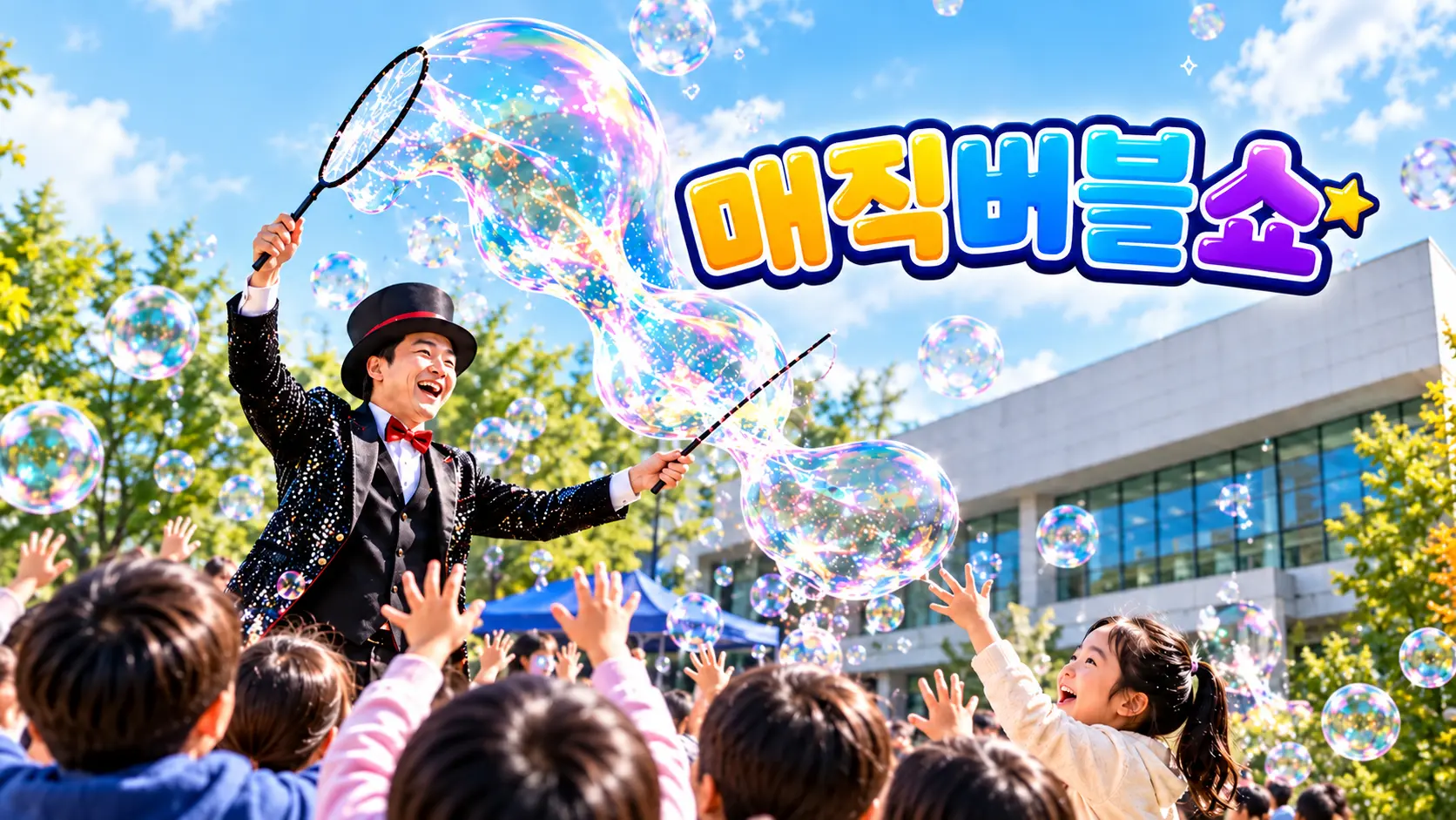 9월 11일 오전 10시 접수 시작|울산종갓집도서관 ‘매직버블쇼’ 80명 선착순